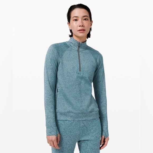 Lululemon Engineered Warmth Half Zip Submarine - Picture 1 of 12